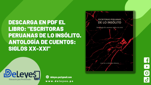 Descarga en PDF el libro: "Escritoras peruanas de lo insólito. Antología de cuentos: siglos XX-XXI"