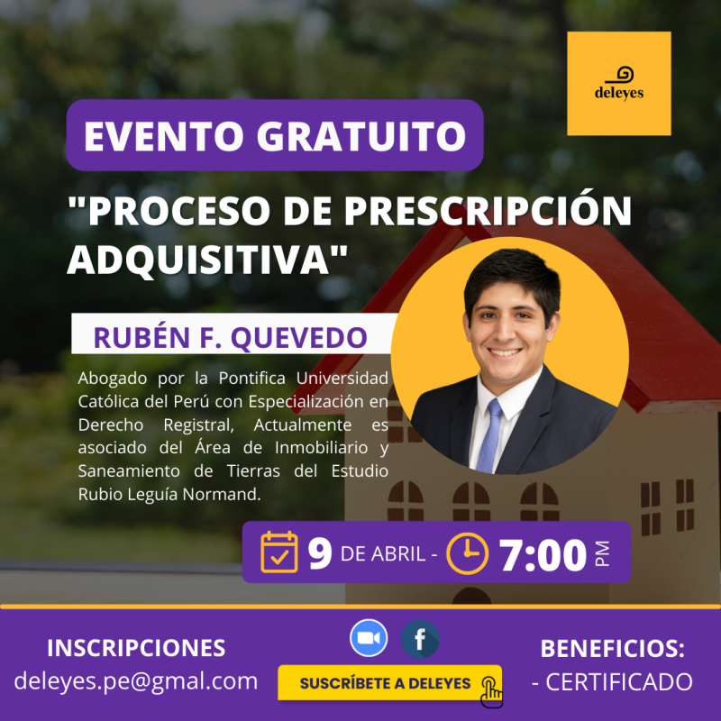 "Proceso de prescripción adquisitiva"