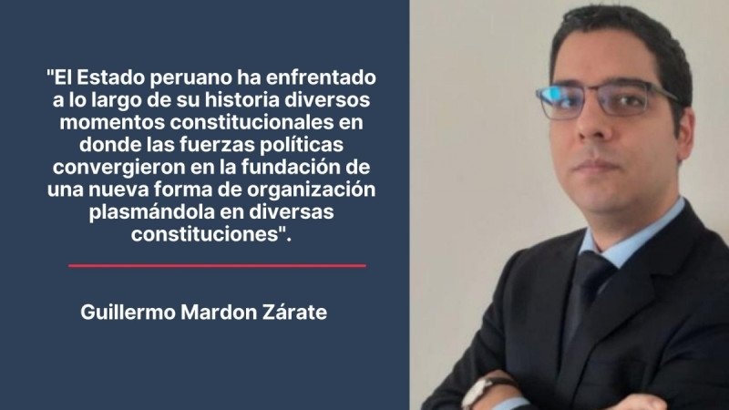 El abogado constitucionalista Guillermo Mardon Zarate publicó un libro en donde se analiza la reforma constitucional en el Perú