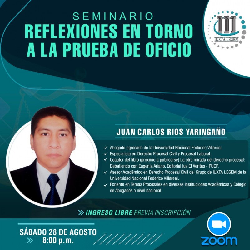 REFLEXIONES EN TORNO A LA PRUEBA DE OFICIO