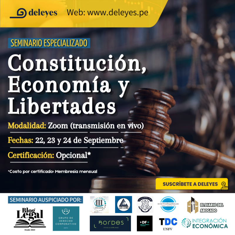 SEMINARIO ESPECIALIZADO: Derecho, Constitución y Libertades
