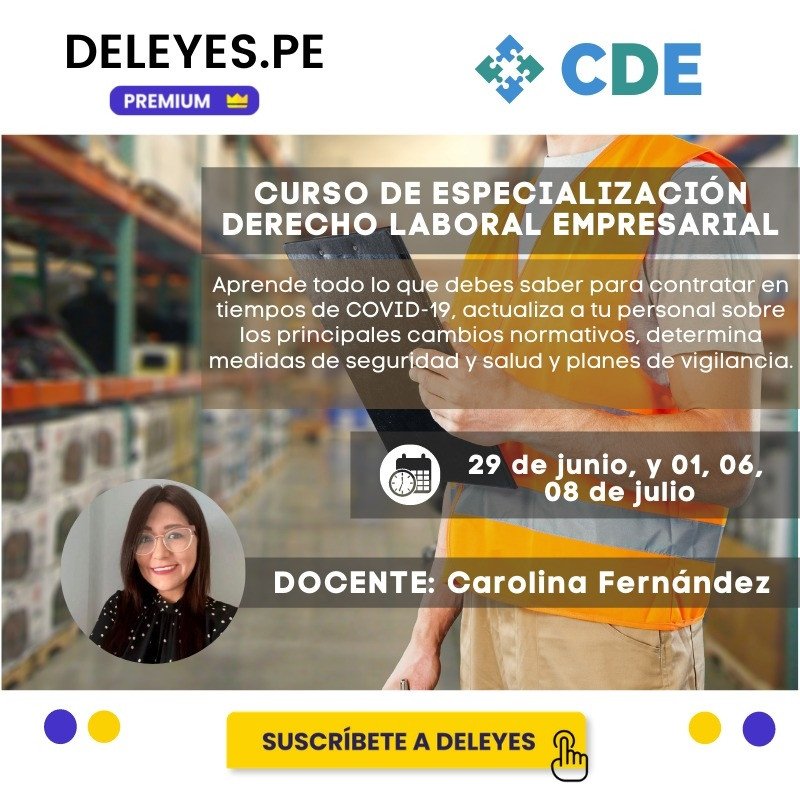 Hemos liberado el acceso al Curso de Especialización en: "Derecho Laboral Empresarial",