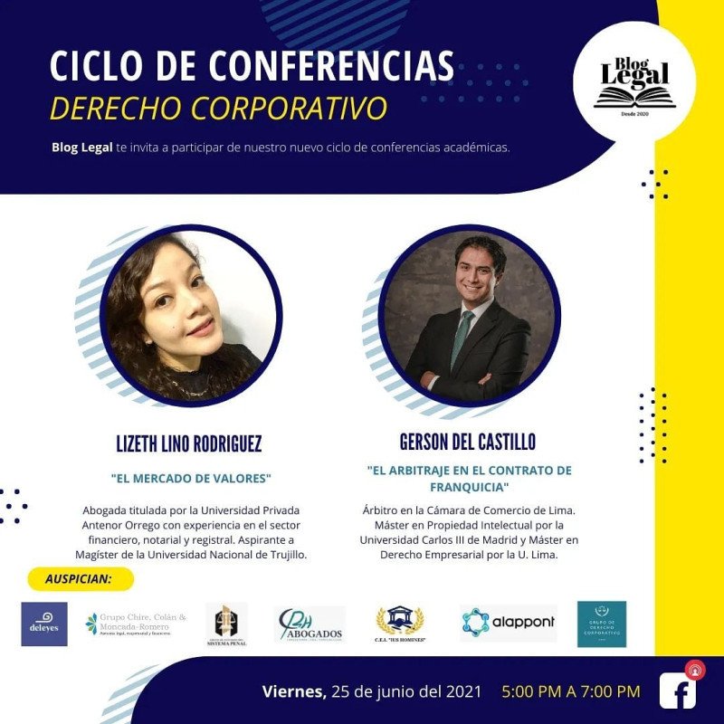 CICLO DE CONFERENCIAS: DERECHO CORPORATIVO