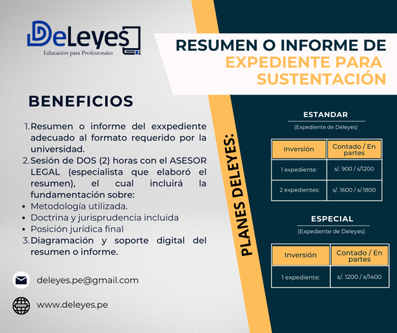 ¿Cómo armar un resumen de expediente para mi sustentación de Grado?