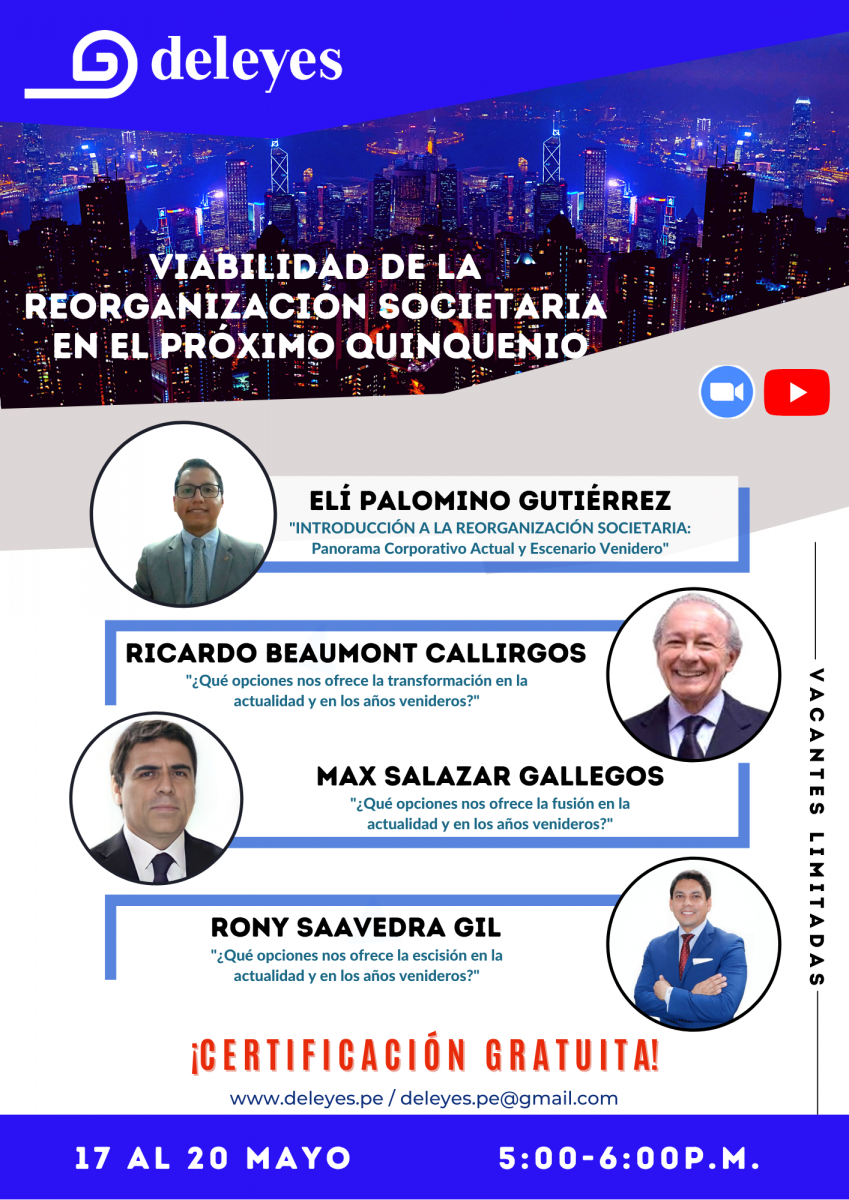 Evento "Viabilidad de la Reorganización Societaria en el próximo Quinquenio"