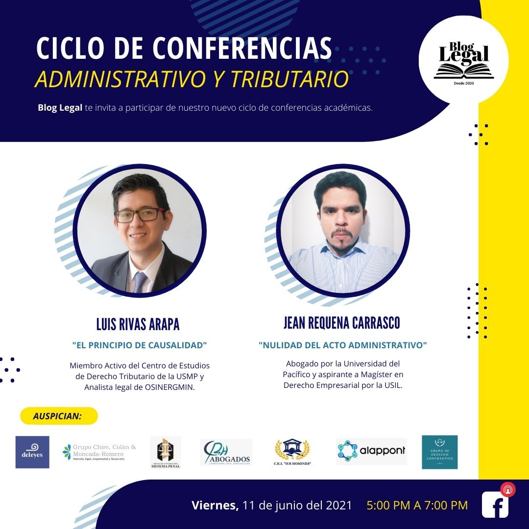 CICLO DE CONFERENCIAS: ADMINISTRATIVO Y TRIBUTARIO