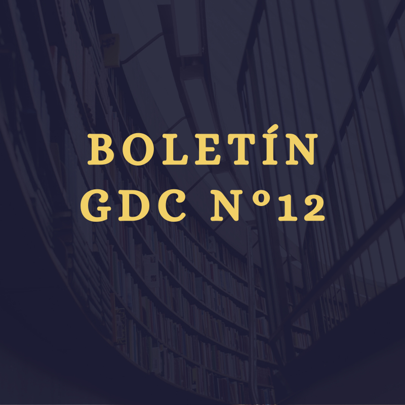 Boletín Informativo N° 12 del GDC