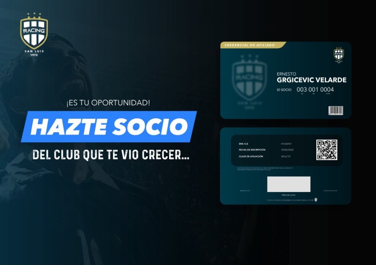 ¿Por qué y cómo ser socio de Racing?
