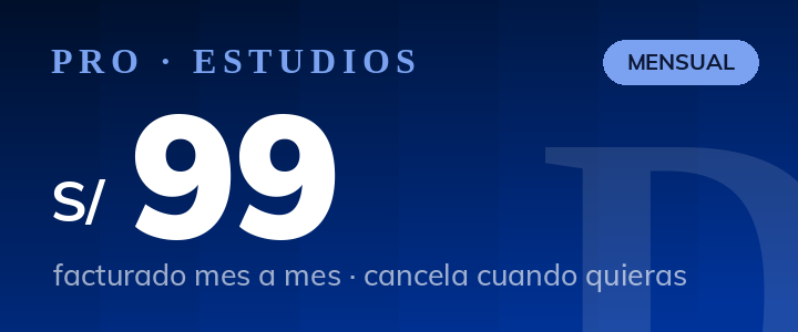 Pro · Estudios